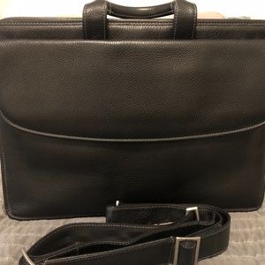 Johnston & Murphy Leather Portfolio Briefcase